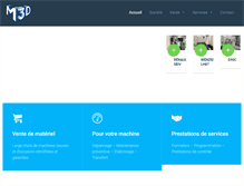 Tablet Screenshot of m3dfrance.com